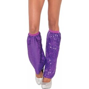 Forum Women's Sequin Leg Warmers, Black, One Size