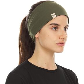 Minus33 Merino Wool Reversible Headband Dark Purple/Radiant Violet One Size