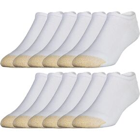 Gold Toe Men's Cotton Quarter Athletic Sock Six-Pack (13-15 / Shoe: 12-16, WHITE)