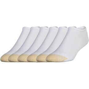 Gold Toe Men's Cotton Quarter Athletic Sock Six-Pack (13-15 / Shoe: 12-16, WHITE) in Kuwait