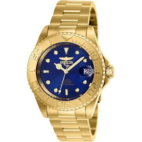 Invicta Men's 26997 Pro Diver Analog Display Automatic Self Wind Gold Watch, Blue