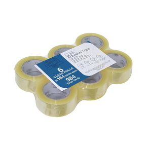 LOGANPACK Clear Packing Tape, 36 Rolls Heavy Duty Packaging Tape for Shipping Packaging Moving Sealing, Thicker Clear Packing Tape, 1.88 inches Wide, 164 Yards Per Roll, 5904 Total Yards