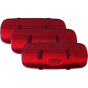 GG Grand General 69025 Red Oval Dome Light Lens for Peterbilt 379/389 2006 Up (Pack of 3) in Saudi Arabia