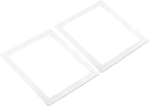 YOKIVE 2 Pcs Magnetic Picture Frame, PVC Magnets Holds Photo | Great for Refrigerator Dishwasher(White, 5x7 Inch) in Saudi Arabia