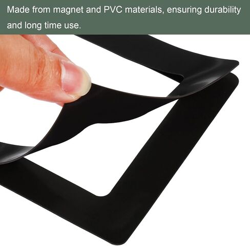 YOKIVE 2 Pcs Magnetic Picture Frame, PVC Magnets Holds Photo | Great for Refrigerator Dishwasher(White, 5x7 Inch) in Saudi Arabia