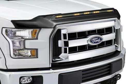 Auto Ventshade [AVS] Aeroskin Hood Protector | 2019 - 2023 Ford Ranger, Low Profile/Flush - Chrome | 622166 in Kuwait