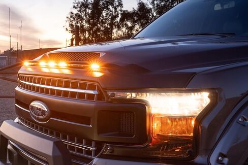 Auto Ventshade [AVS] Aeroskin Hood Protector | 2019 - 2023 Ford Ranger, Low Profile/Flush - Chrome | 622166 in Kuwait