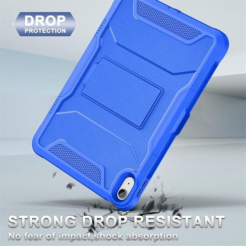 Soke Case for iPad 10th Generation 10.9-inch 2022, with Built-in Screen Protector and Kickstand, Rugged Full Body Protective Cover for New Apple iPad 10.9 Inch - Abyss Blue in Saudi Arabia