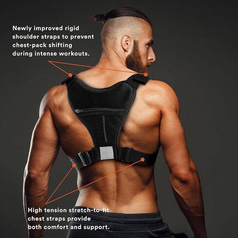 Fitdom Tactical Inspired Sports Utility Chest Pack. Chest Bag For Men With Built-In Phone Holder. This EDC Rig Pouch Vest is Perfect For Workouts, Cycling & Hiking in Kuwait