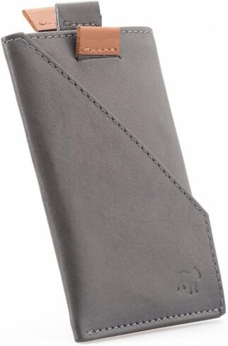 The Frenchie Co. Speed Card Holder | Mocha | The Original Speed Card Holder for Men and Women with RFID Blocking and Super Fast Card Access | Calfskin Leather Ultra Slim in Saudi Arabia