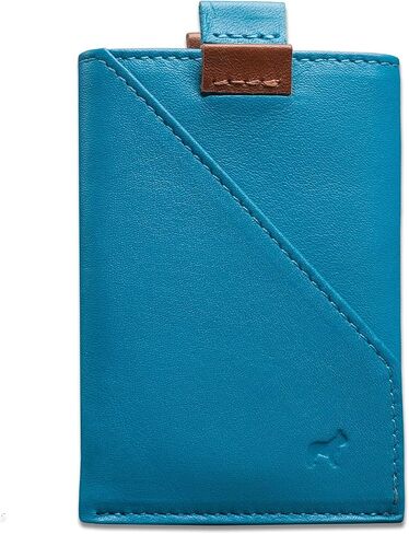 The Frenchie Co. Speed Card Holder | Mocha | The Original Speed Card Holder for Men and Women with RFID Blocking and Super Fast Card Access | Calfskin Leather Ultra Slim in Saudi Arabia