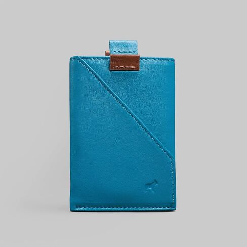 The Frenchie Co. Speed Card Holder | Mocha | The Original Speed Card Holder for Men and Women with RFID Blocking and Super Fast Card Access | Calfskin Leather Ultra Slim in Saudi Arabia