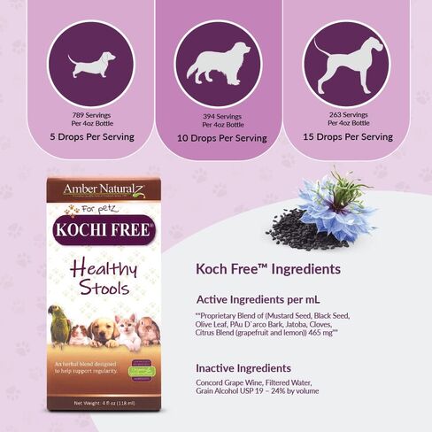 Amber Naturalz - Healthy Stools - for Pets - 1 Ounce in Saudi Arabia