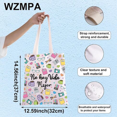 WZMPA JW Pioneer Cosmetic Makeup Bag JW Spanish Pioneer Gifts No Hay Vida Mejor Zipper Pouch Bag For Women Girls (No Hay Vida) in Saudi Arabia