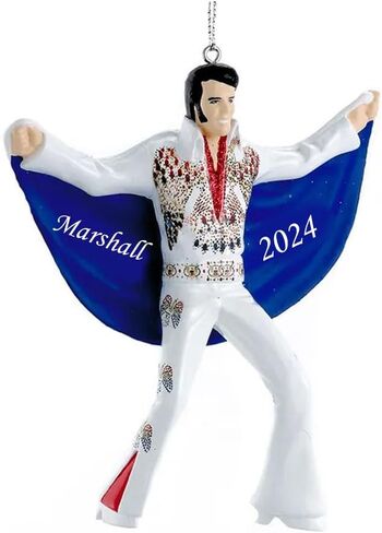 Blow Mold Elvis Eagle Cape Jumpsuit Ornament in Kuwait
