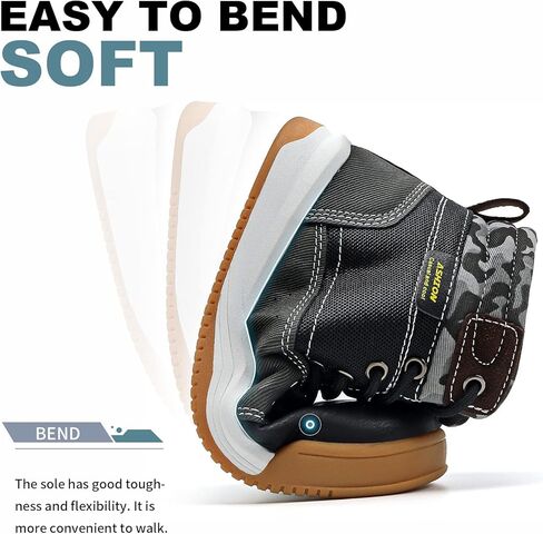 ASHON الاطفال أحذية الثلوج للبنين بنات الشتاء عالية أعلى عدم الانزلاق الأحذية الطقس البارد فو الفراء اصطف الأحذية الدافئة in Kuwait