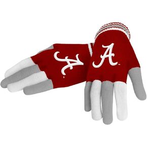 FOCO NCAA unisex-adult Ncaa College Team Logo Multi Color Team Knit Gloves