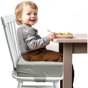 AAAini Toddler Booster Seat - Enhanced Comfort, Easy-to-Clean, Non-Slip, and Travel-Friendly （Green）