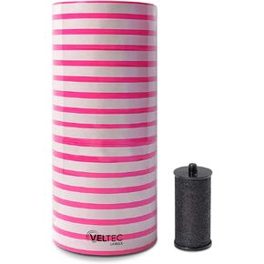 Veltec Premium Pricing Labels for Monarch Pricemarker 1110 Price Gun, One-Line Labels, 7/16 x 3/4 Inches, 16 Rolls, 17,000 Labels, Ink Roller Included (Fluorescent Red)