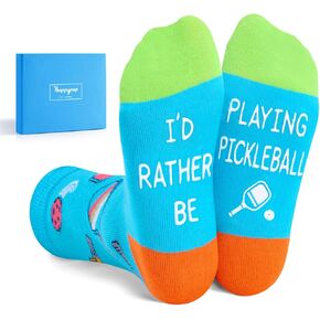 HAPPYPOP Boys Pickleball Socks Boys Socks Girls Socks Kids Socks, Boys Pickleball Gifts Gifts For Boys Girls Kids Funny Gifts For Pickleball Lover Boys