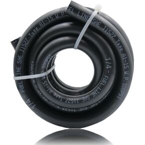 1/4 Marine Fuel Line Hose SAE J1527 Type A1-15 Boat Fuel Line for Boat Engines, Diesel, and Ethanol Blends - Durable Hydraulic Fuel Hose for Marine Applications