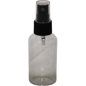 WM (Wholesale Set of 24) 4 Oz Amber Oval Refillable Empty Plastic Bottle w/ Fine Mist Spray. Ideal for Aromatherapy. Spritz, Mists, Room refreshers