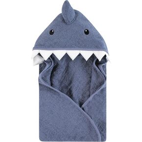 Hudson Baby Unisex Baby Cotton Animal Face Hooded Towel, Rainbow, One Size