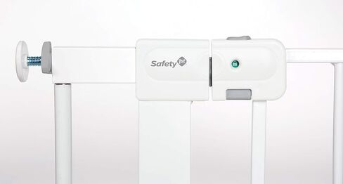 Safety 1st Easy Install Baby Gate for Doorways, Auto-Close Pressure-Mounted Magnetic Latch, Indoor Dog Gates, No Drilling, Fits 29"-38", White in Saudi Arabia