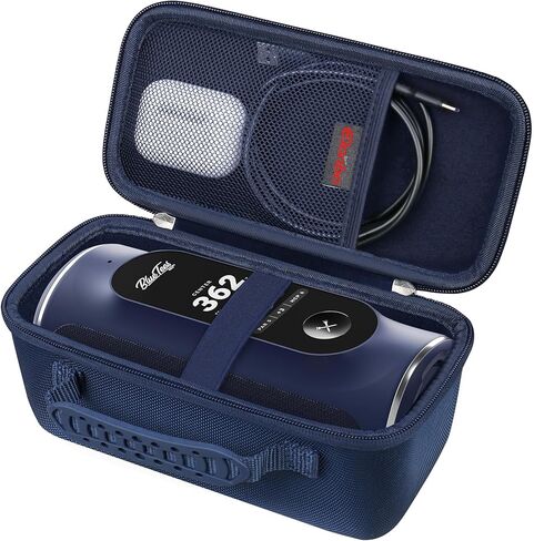 Elonbo Carrying Case ​for Blue Tees Golf Player+ GPS Speaker, Wireless Ultra Portable Bluetooth Speaker Travel Bag Golf Speaker and Rangefinder Storage Holder, Mesh Pocket Fits Charging Cable, Black in Kuwait