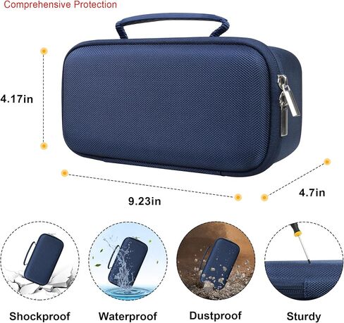 Elonbo Carrying Case ​for Blue Tees Golf Player+ GPS Speaker, Wireless Ultra Portable Bluetooth Speaker Travel Bag Golf Speaker and Rangefinder Storage Holder, Mesh Pocket Fits Charging Cable, Black in Kuwait