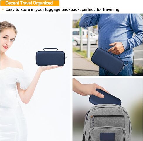 Elonbo Carrying Case ​for Blue Tees Golf Player+ GPS Speaker, Wireless Ultra Portable Bluetooth Speaker Travel Bag Golf Speaker and Rangefinder Storage Holder, Mesh Pocket Fits Charging Cable, Black in Kuwait