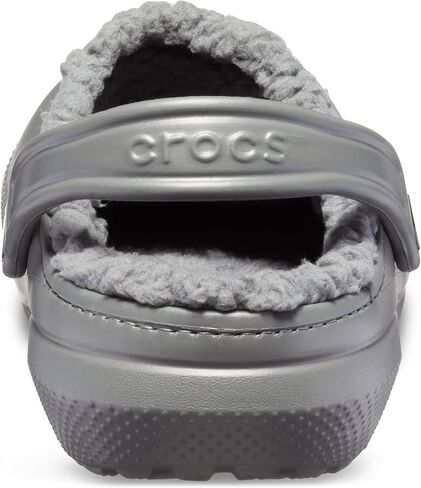 Crocs Unisex Classic Lined Clog | Fuzzy Slippers, Black, Numeric_9 US Men in Saudi Arabia