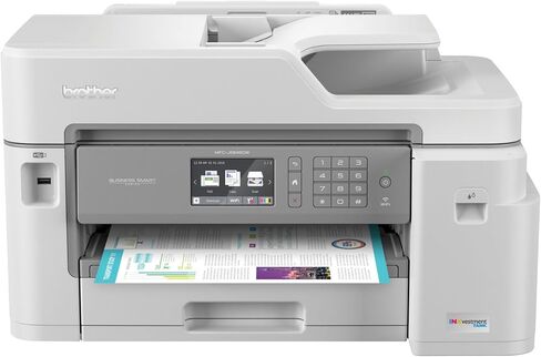 Brother MFC-J5845DW, INKvestment Color Inkjet All-in-One Printer with Wireless, Duplex Printing and Up to 1-Year of Ink In-box, Amazon Dash Replenishment Ready in Saudi Arabia