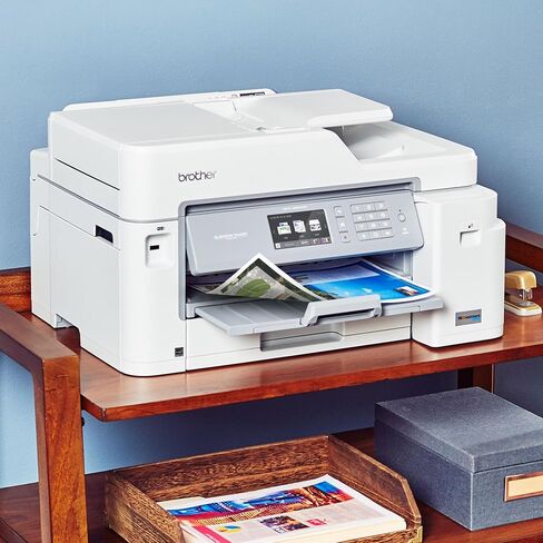 Brother MFC-J5845DW, INKvestment Color Inkjet All-in-One Printer with Wireless, Duplex Printing and Up to 1-Year of Ink In-box, Amazon Dash Replenishment Ready in Saudi Arabia