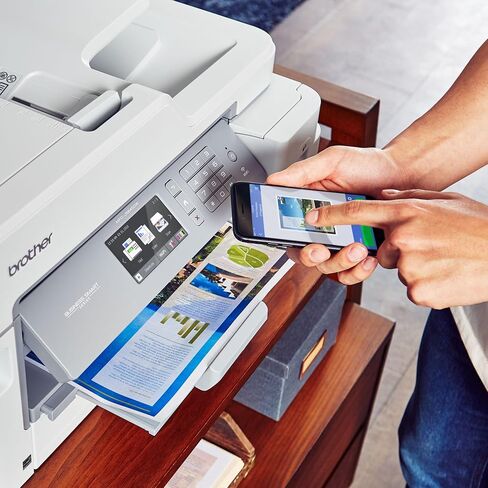 Brother MFC-J5845DW, INKvestment Color Inkjet All-in-One Printer with Wireless, Duplex Printing and Up to 1-Year of Ink In-box, Amazon Dash Replenishment Ready in Saudi Arabia