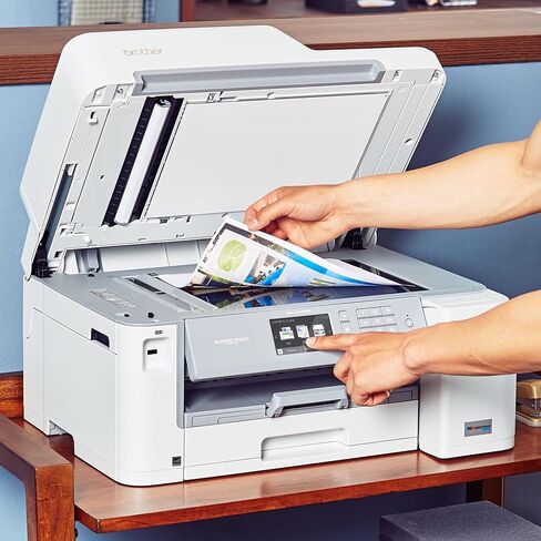 Brother MFC-J5845DW, INKvestment Color Inkjet All-in-One Printer with Wireless, Duplex Printing and Up to 1-Year of Ink In-box, Amazon Dash Replenishment Ready in Saudi Arabia
