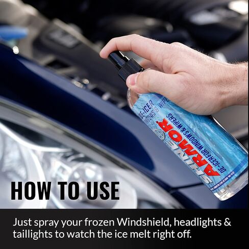 SHINE ARMOR Anti Fog Hero with Microfiber Cloth Windshield & Glasses Spray Cleaner and Protector to Increase Visibility Works on Windows Glasses Screens Windshields Goggles and Visors 4 Fl Oz in Saudi Arabia