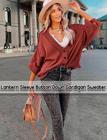 سترة صوفية نسائية من GAMISS بأكمام طويلة متماسكة مفتوحة من الأمام ورقبة على شكل حرف v خفيفة الوزن وأزرار سفلية مجوفة in Kuwait