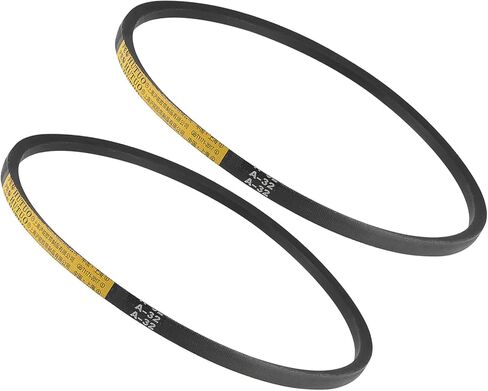 2pcs A-32 Drive V-Belt - [32-inch Inside Circumference] A-Section Rubber Drive Belt Wrapped for Transmission Use in Saudi Arabia