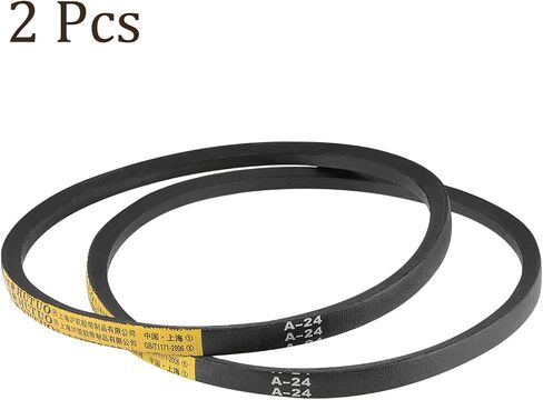 2pcs A-32 Drive V-Belt - [32-inch Inside Circumference] A-Section Rubber Drive Belt Wrapped for Transmission Use in Saudi Arabia