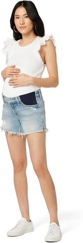 Joe's Jeans Women's The Ozzie Short Maternity, Khaki Green in Saudi Arabia