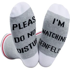 GJTIM 2PAIRS Classic TV Show Gift Novelty Socks For TV Fans Best Friends