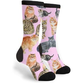 Unisex Fun Novelty Crazy Crew Socks St. Patrick'S Day Dress Socks