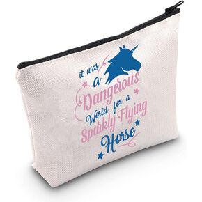Keeper of the Lost Sylveny Inspired Gift Book Lover Cosmetic Bag Organizer Pouch KOTLC Gift Bookish Gift Reader Gift (Flying Horse Tote Bag)
