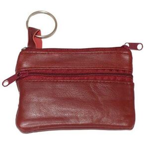 Marshal ®Genuine Leather Coin Change Purse Key Ring #810