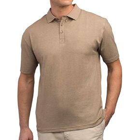 SCOTTeVEST Bamboo Polo Shirt for Men - 3 Hidden Pockets - Breathable Moisture Wicking T-Shirt for Travel & More