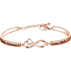 CENWA Team Salvatore/Damon/Stefan Since 1864 Bracelet Vampire Fandom Gift For Vampire Girls