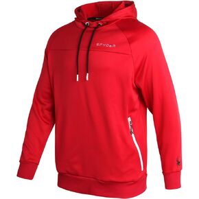 Spyder Men's Active Sweatshirt – Performance Tech Fleece Hoodie Sweatshirt - Workout Cold Weather Pullover for Men (S-XL)