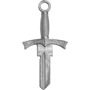 Lucky Line Custom Leathercraft Lucky Line FORGED Key Shapes, SWORD - House Key Blank, SC1, 1 key (B301S)