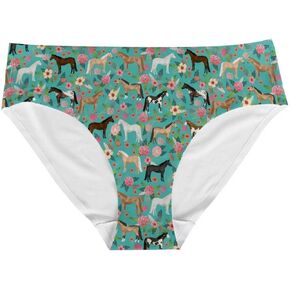 Women’s Cute Floral Animal Pattern Soft Brifes Underwear Ladies Bikini Panties